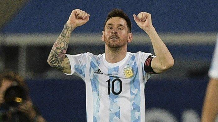 HASIL Argentina vs Paraguay, Rekor Baru Messi Iringi Kelolosan Tim Tango ke Perempat Final